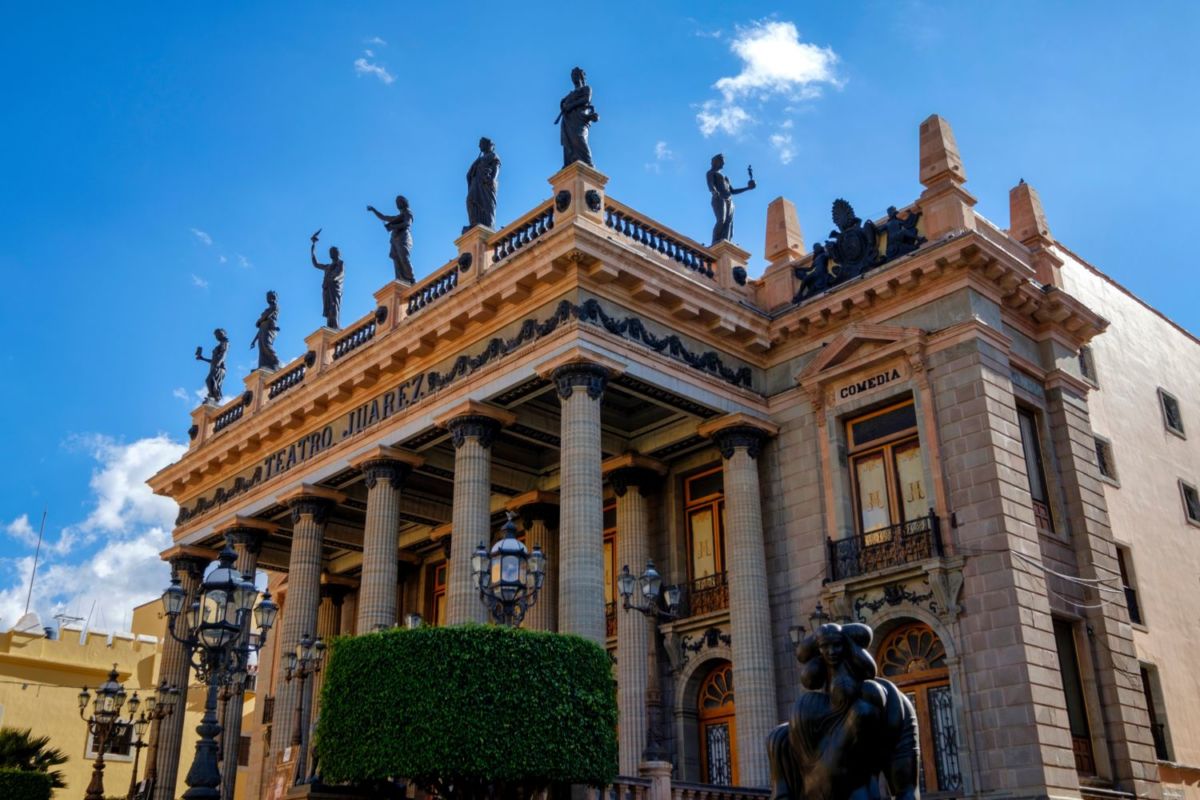 Teatro Juárez en Guanajuato. 
