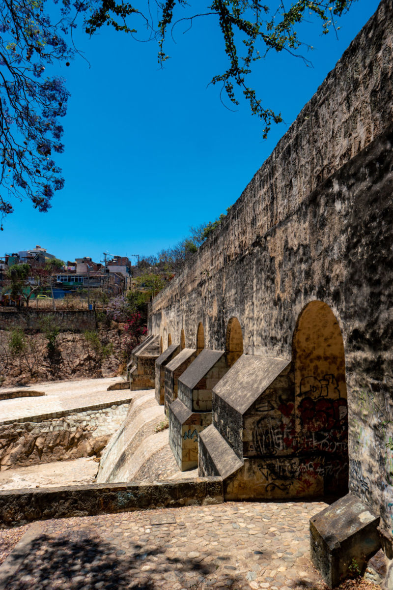 El acueducto de Oaxaca se construyó durante el siglo XVIII
