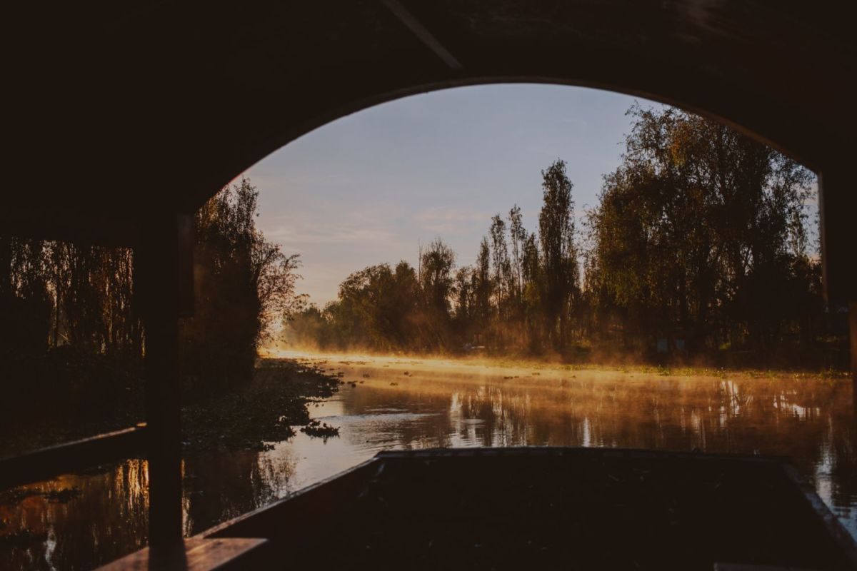 arca tierra amanecer en xochimilco