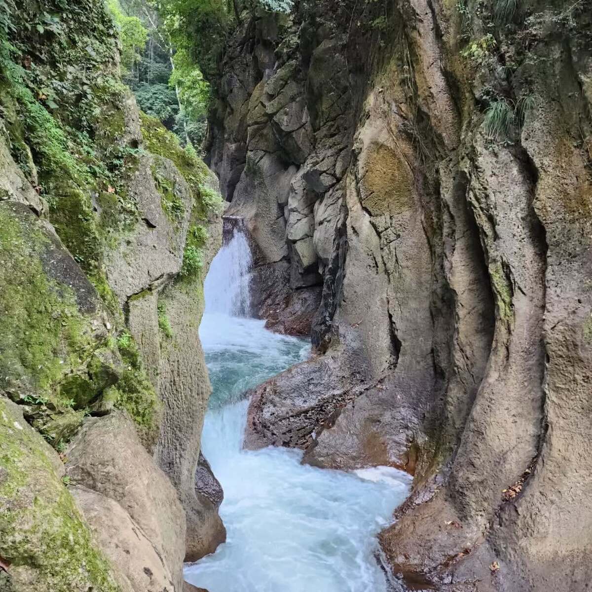 Los que la conocen no quieren que sepas para que no se llene: la cueva con una enorme cascada a 4 horas de la CDMX