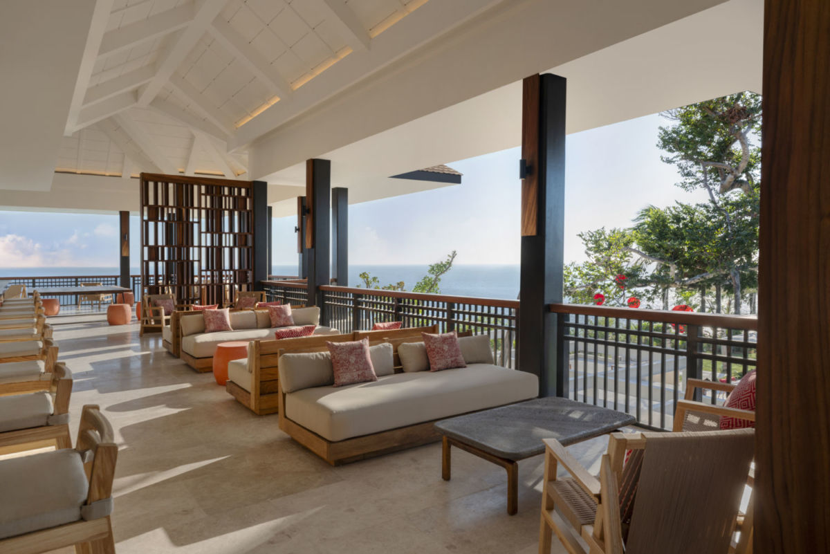 Lobby del Hotel Banyan Tree Cabo Marqués