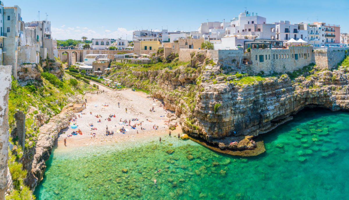 Polignano a Mare, Italia.