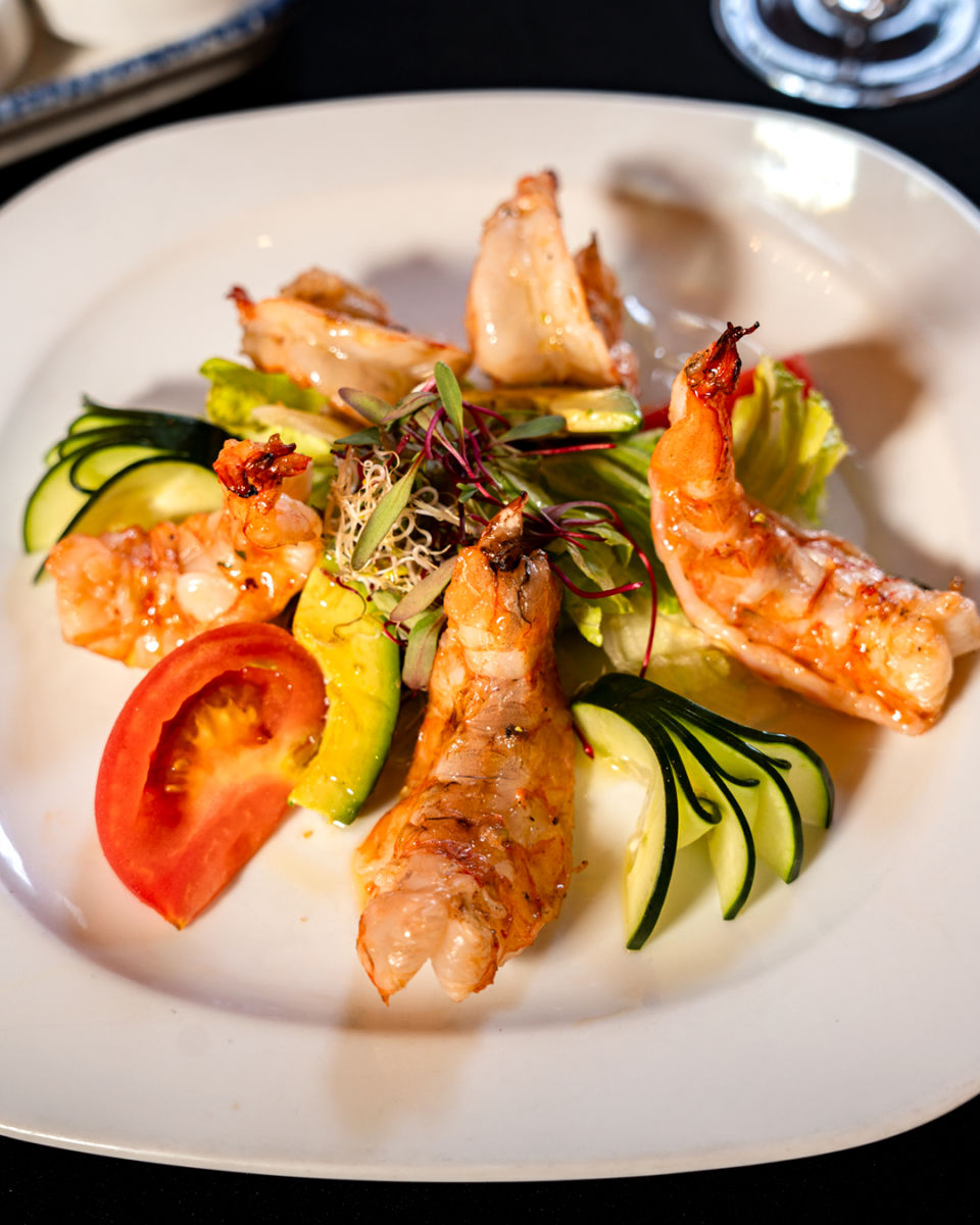 Camarones gigantes en el Festival al Horno Josper