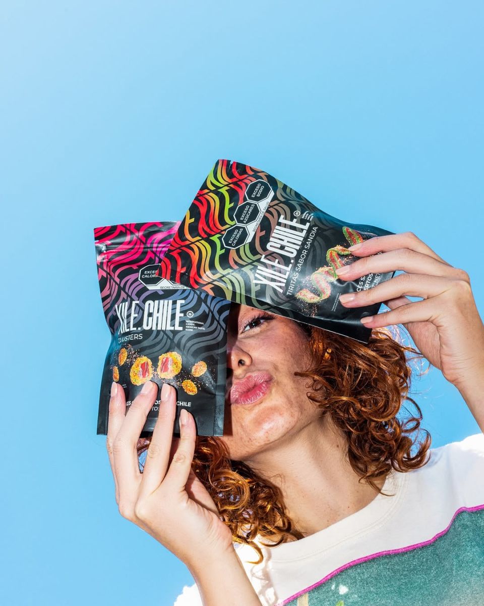 Gomitas con chile mexicanas. 