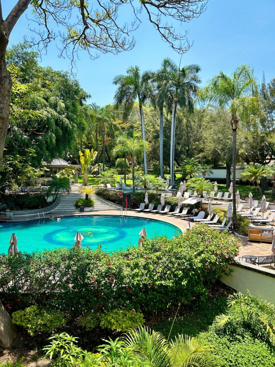 Alberca del Hotel Sumiya en Morelos 