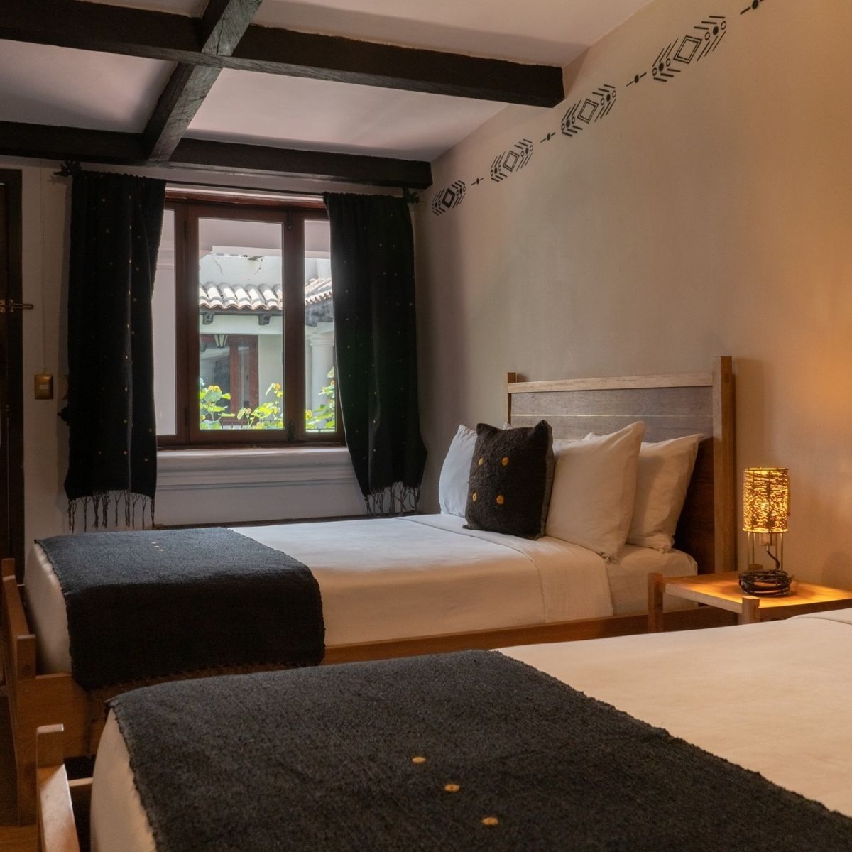 habitaciones del hotel sombra del agua San Cristóbal de las Casas