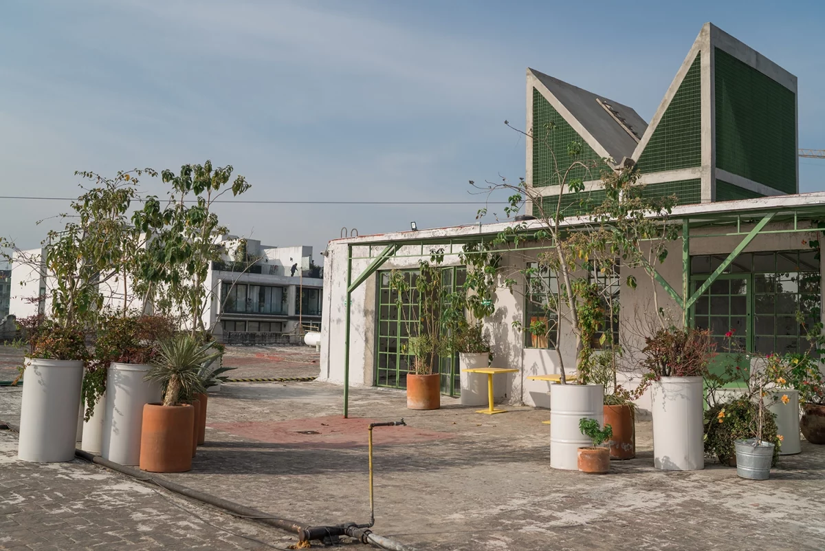 Terraza de Laguna en la colonia Doctores