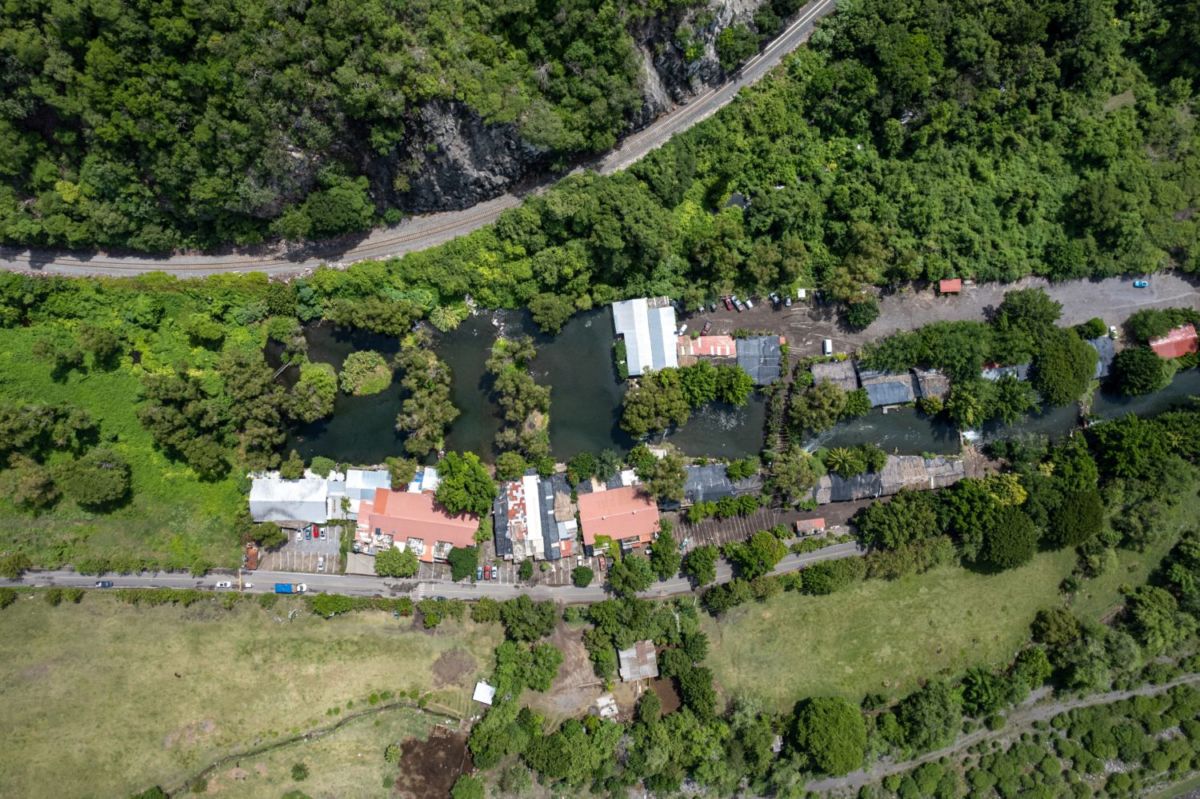 Vista aérea de Los Amiales en Colima 