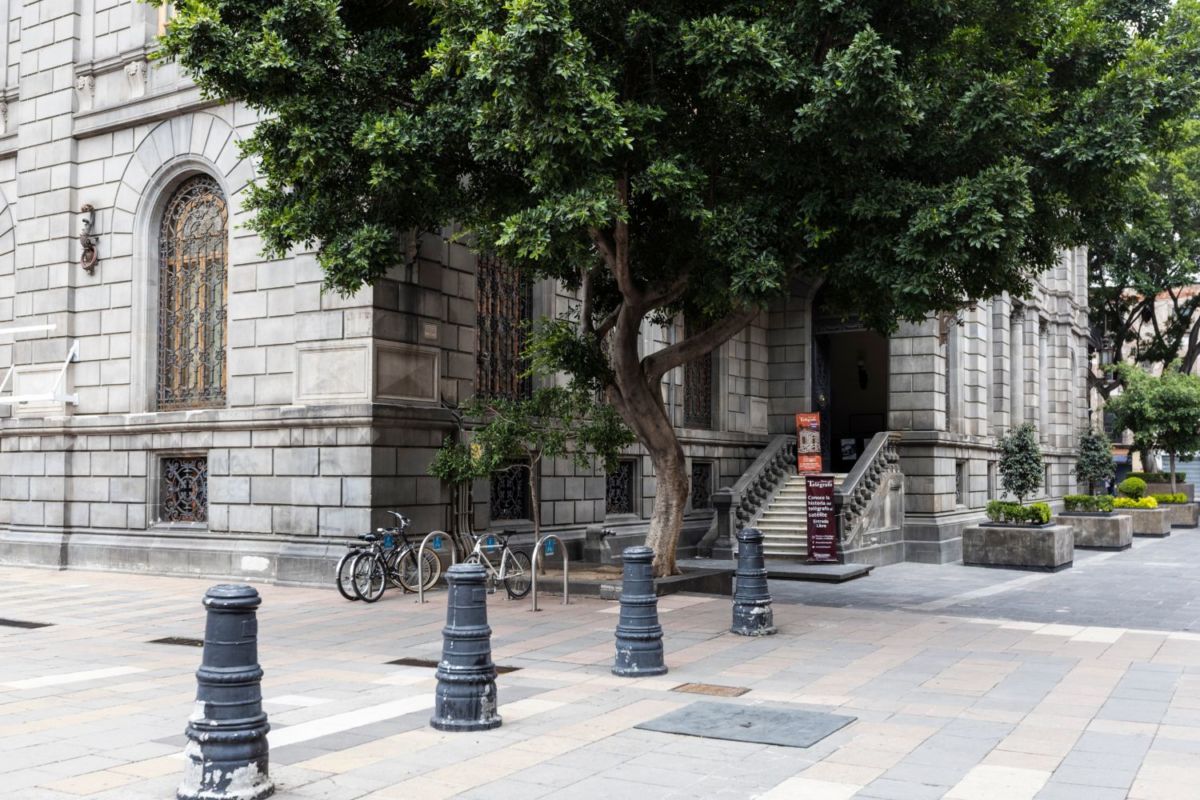 Entrada al Museo del Telégrafo en la CDMX