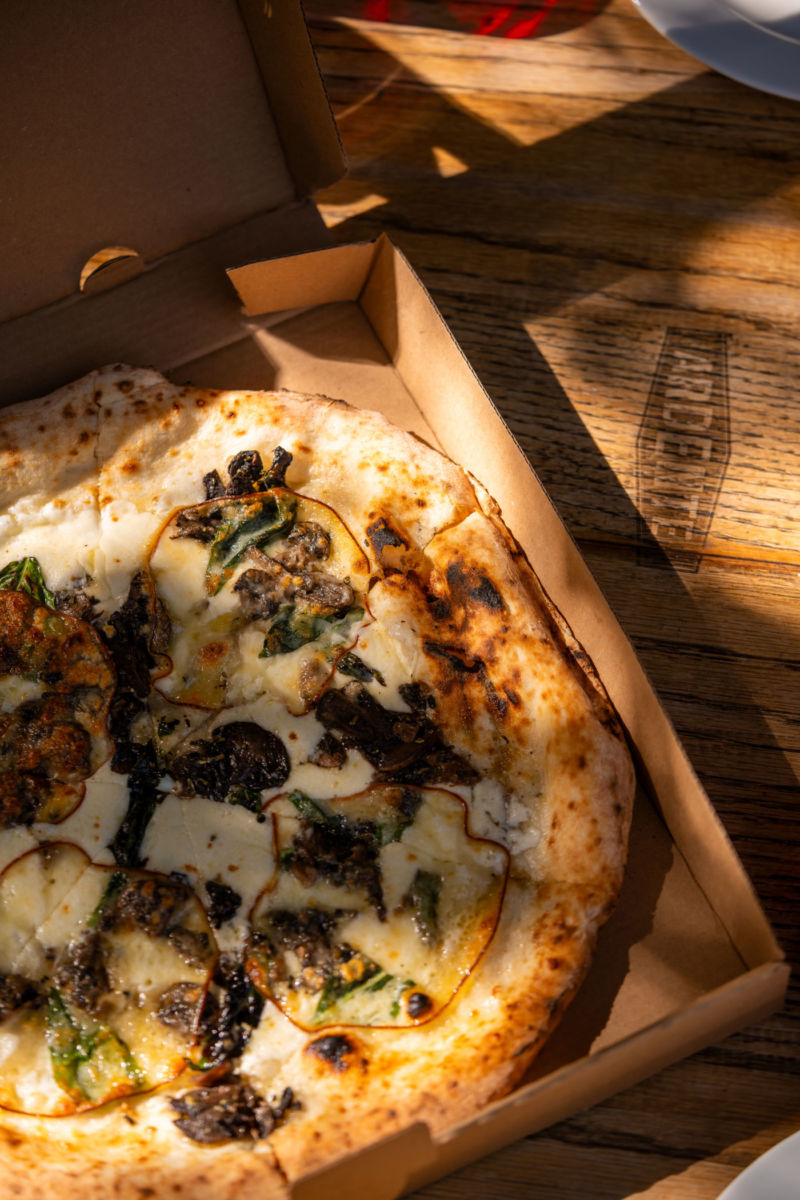 Pizzas napolitanas en la colonia Condesa.