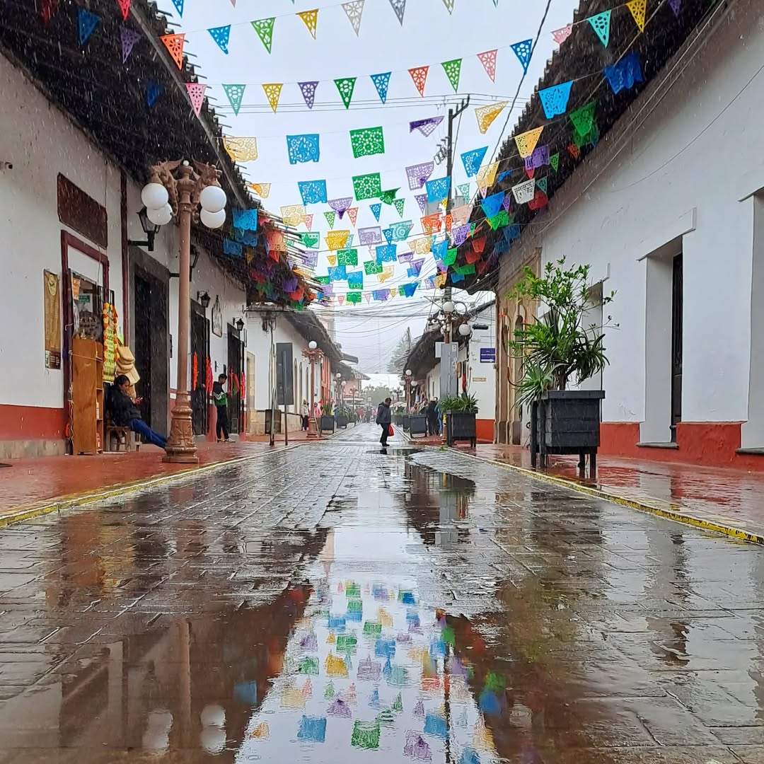 Zacatlán de las Manzanas después de la lluvia