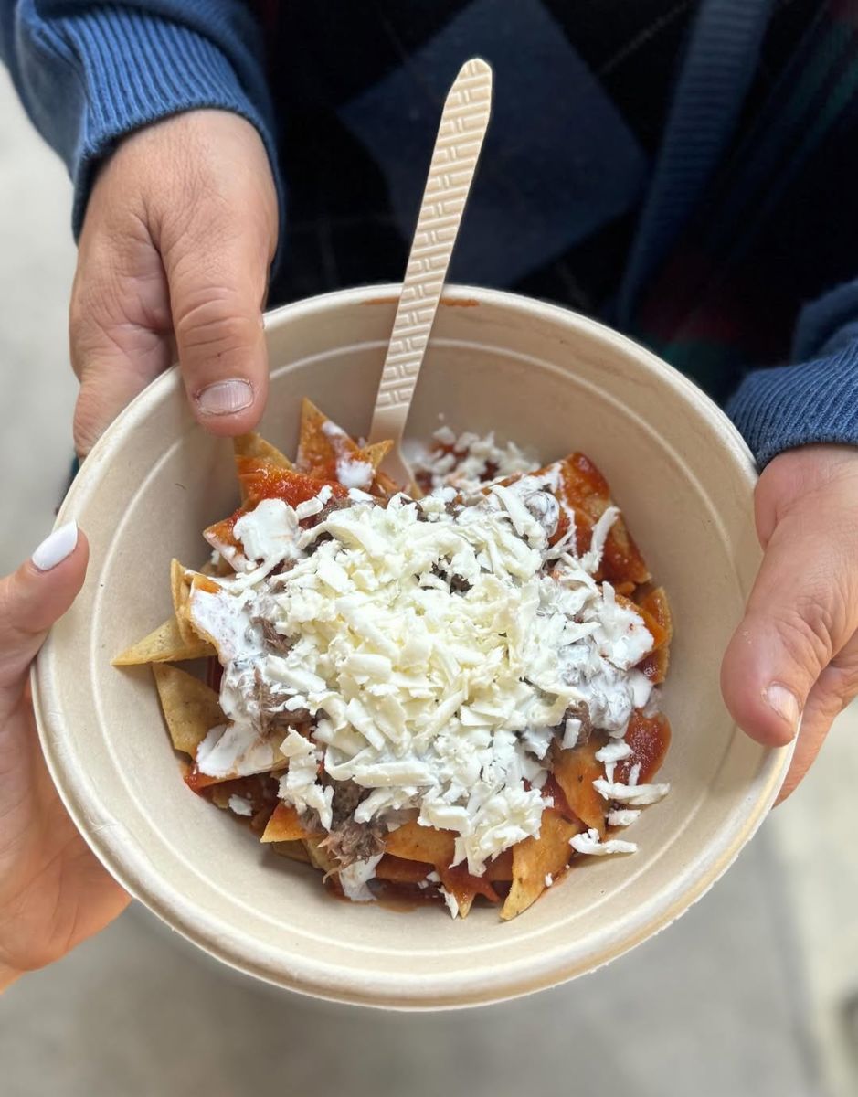 Chilaquiles originales CDMX, con picaña. 
