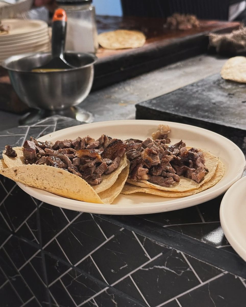 Tacos de picaña en CDMX. 