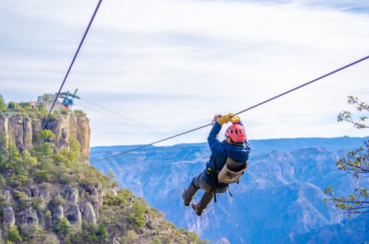 Tirolesa Ziprider en Barrancas del Cobre