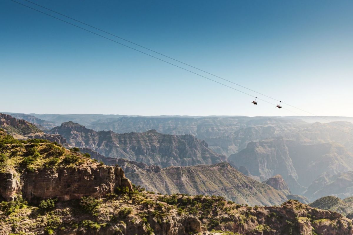 Tirolesa Ziprider en Barrancas del Cobre 