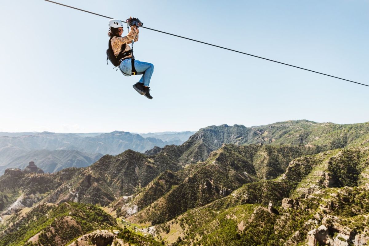 Tirolesa Ziprider en Barrancas del Cobre