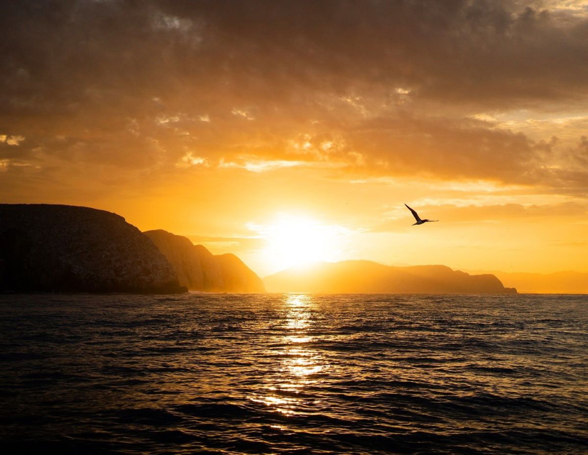 Atardecer en Barra de Potosí