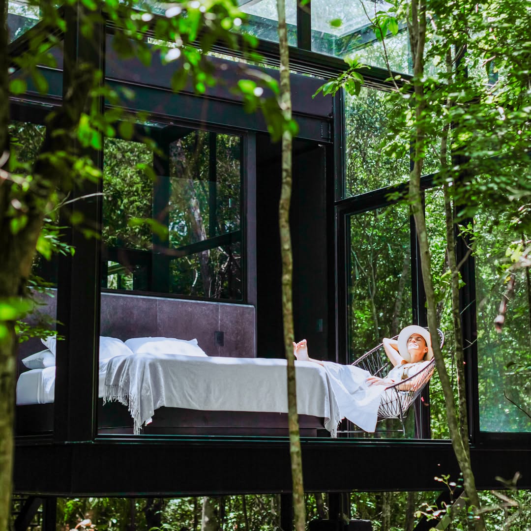 cabañas en medio de la naturaleza 