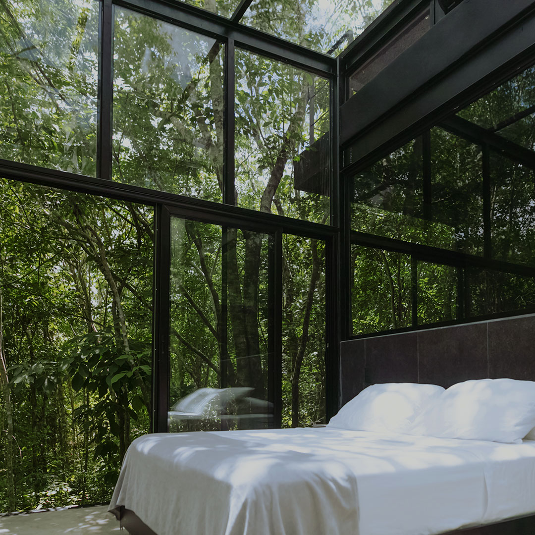 cabañas de lujo en la selva maya 