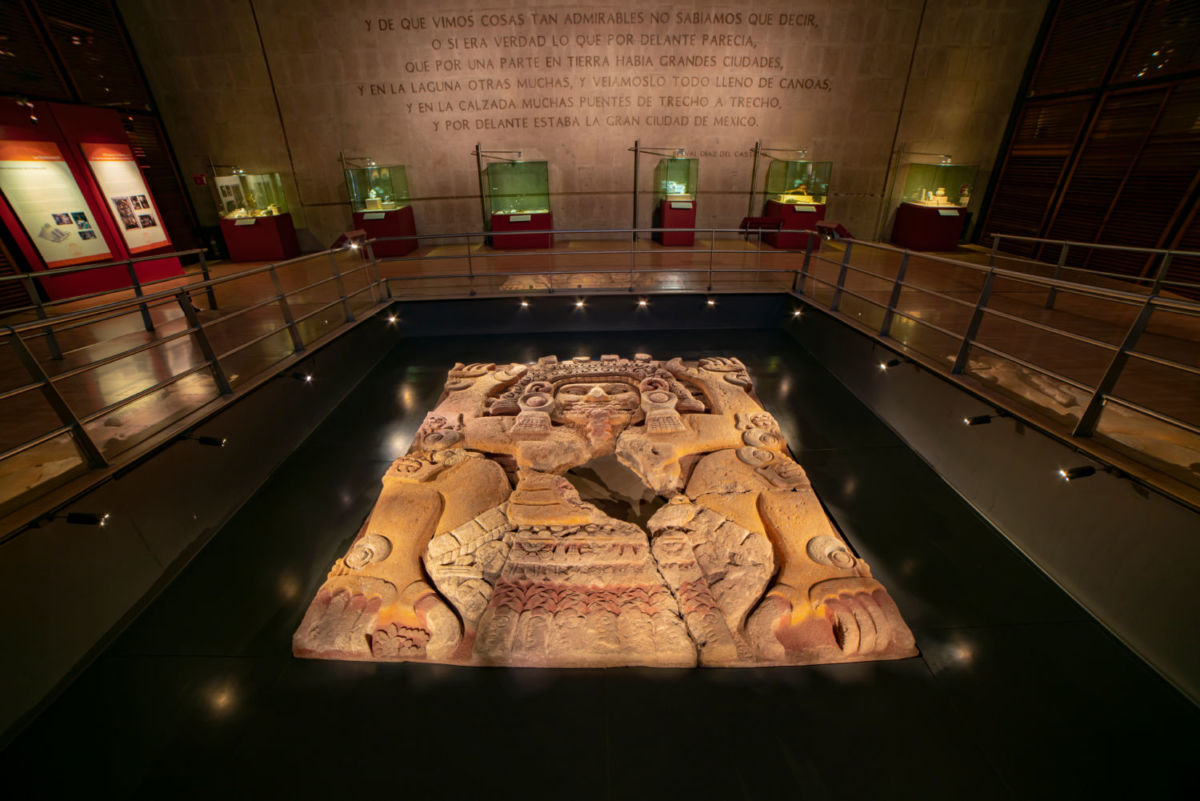 Interior del Templo Mayor 