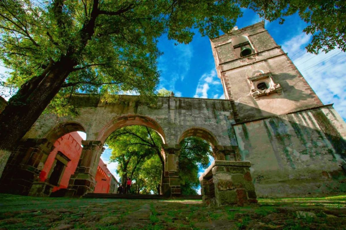 Vista aérea de la Catedral de Tlaxcala