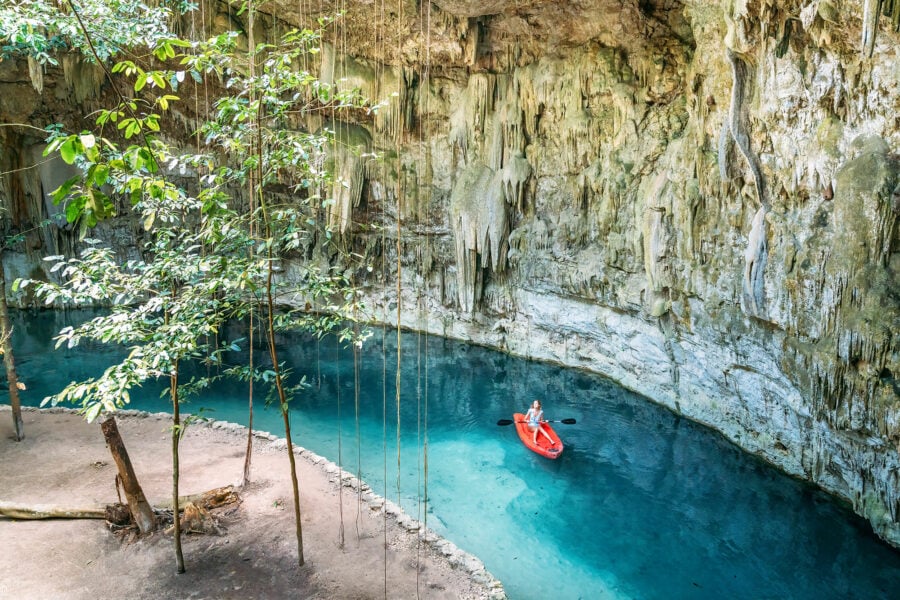 Cenote Sac Aua en Yucatán