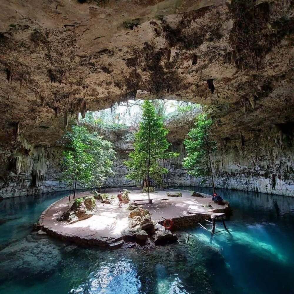 Cenote Sac Aua en Dzalbay