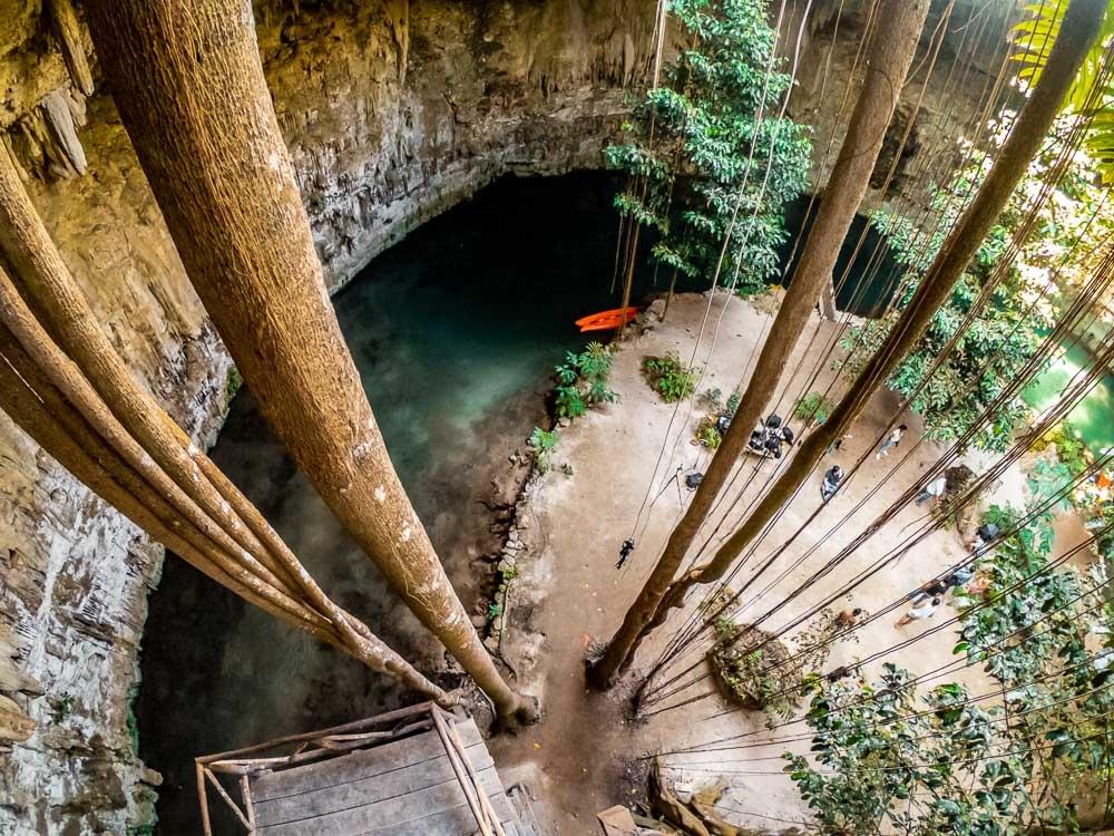 Cenote Sac Aua en Yucatán