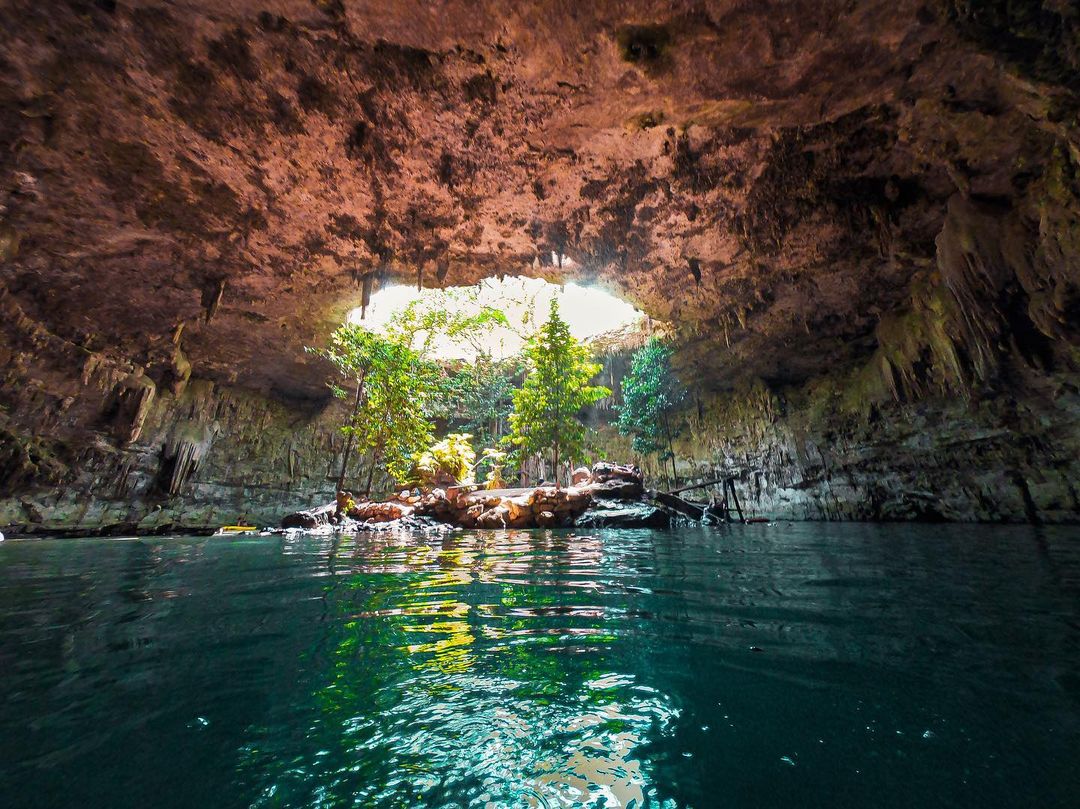 Cenote Sac Aua en Yucatán
