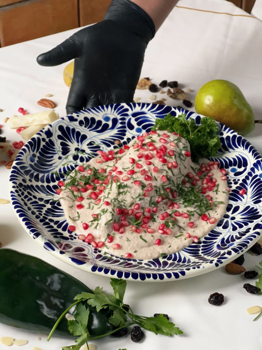 Chile en nogada en la CDMX