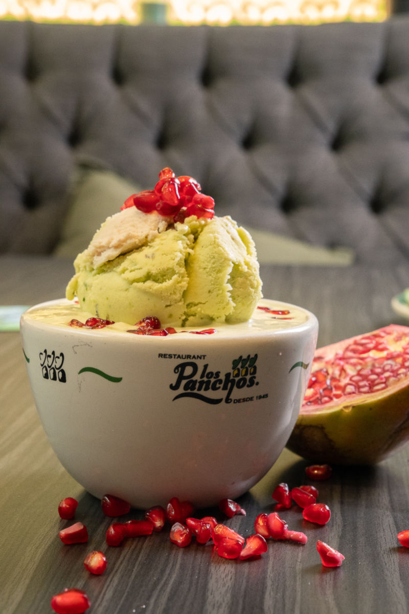 Helado de chile en nogada