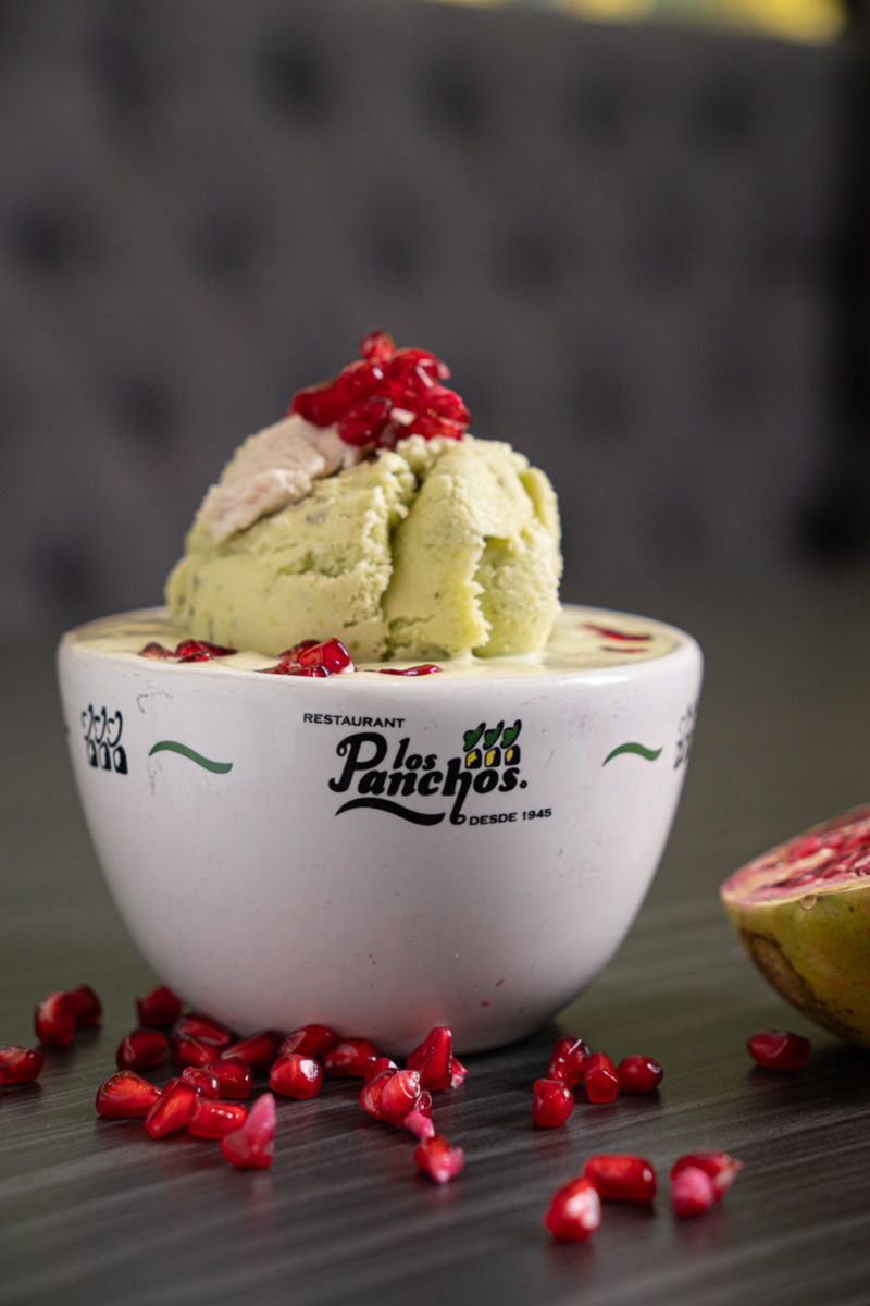 Helado de chile en nogada
