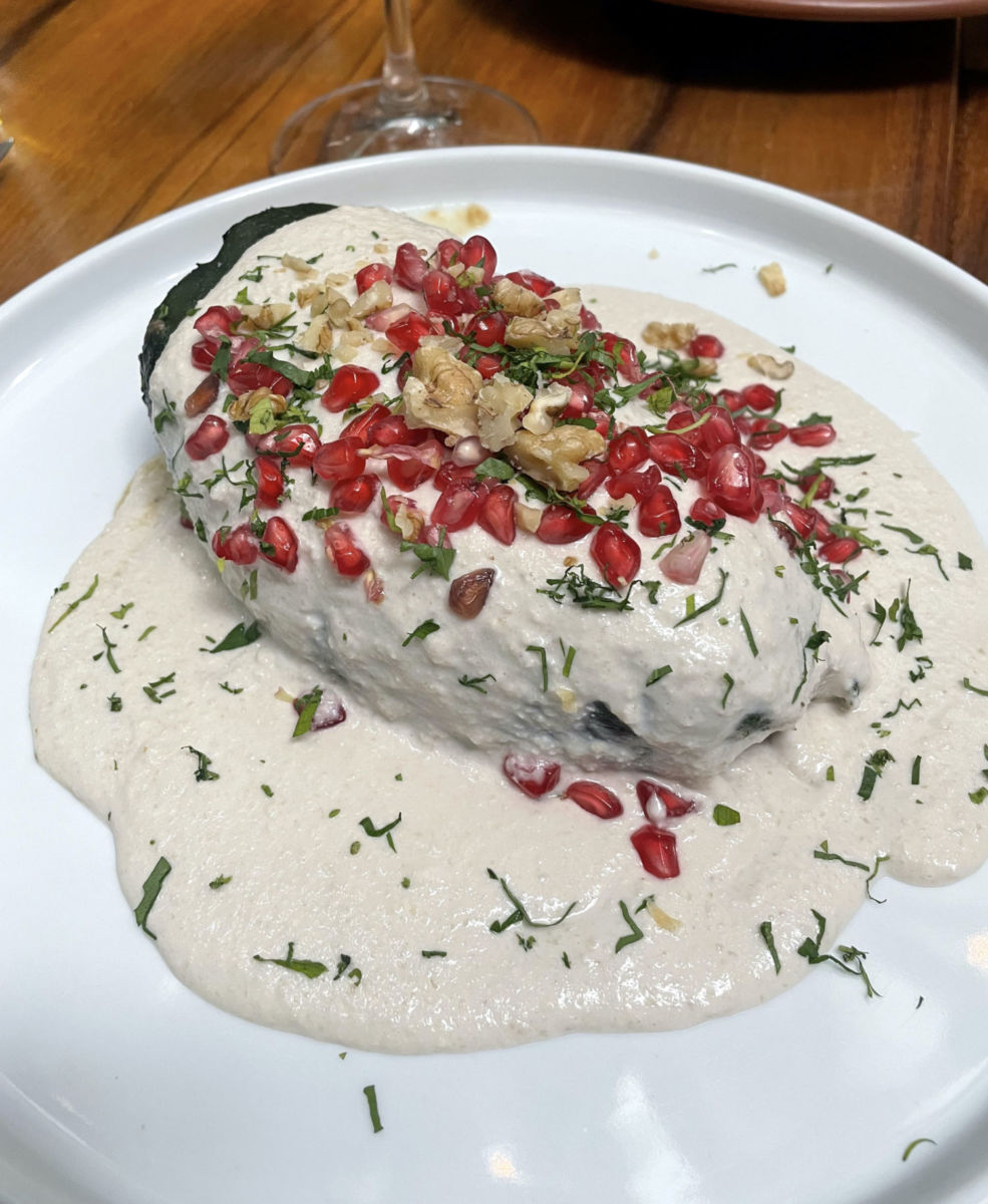 Chile en nogada de Sonia 