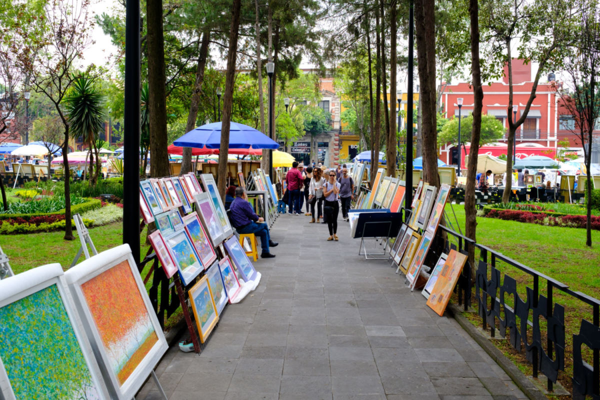 Plaza San Jacinto en San Ángel 