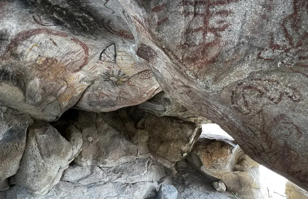 Pinturas rupestres en el Desierto de Cataviña 