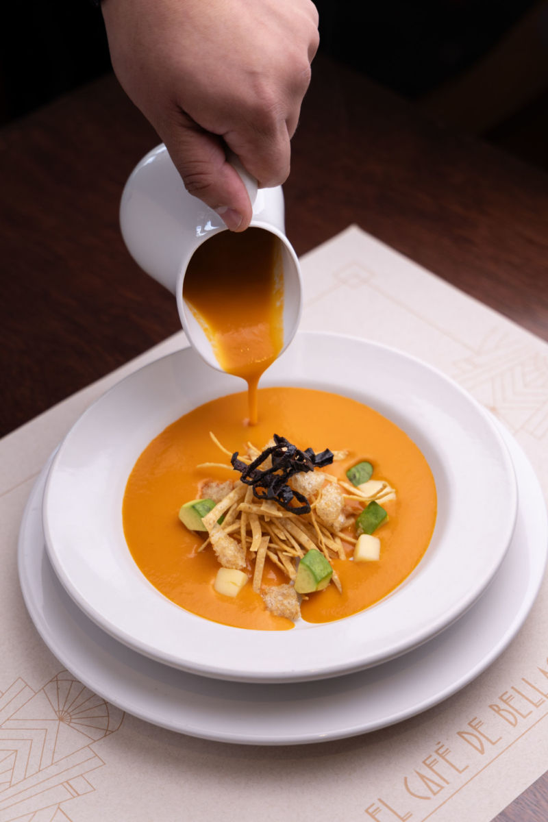 Menú de El Café de Bellas Artes