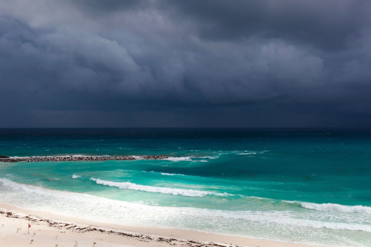 Llegad de huracán a tierras mexicanas 