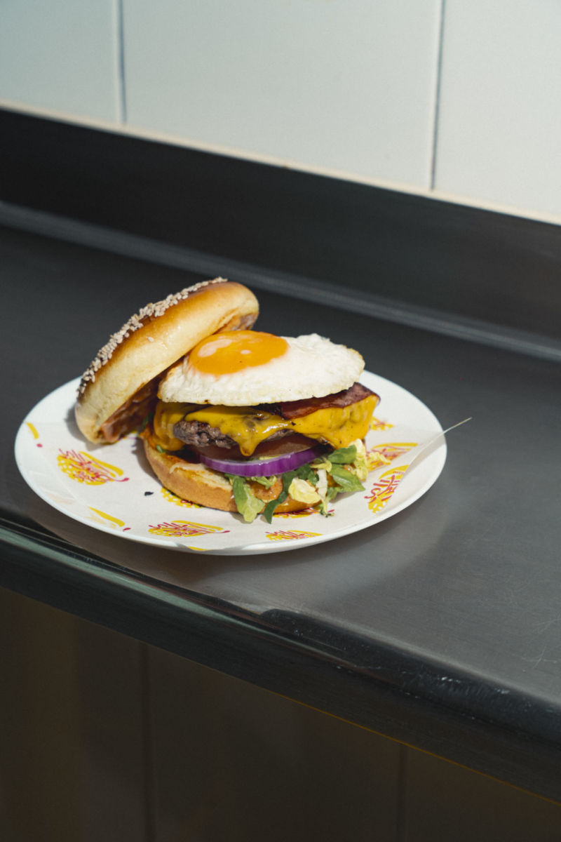 Hamburguesas en la colonia Escandón.