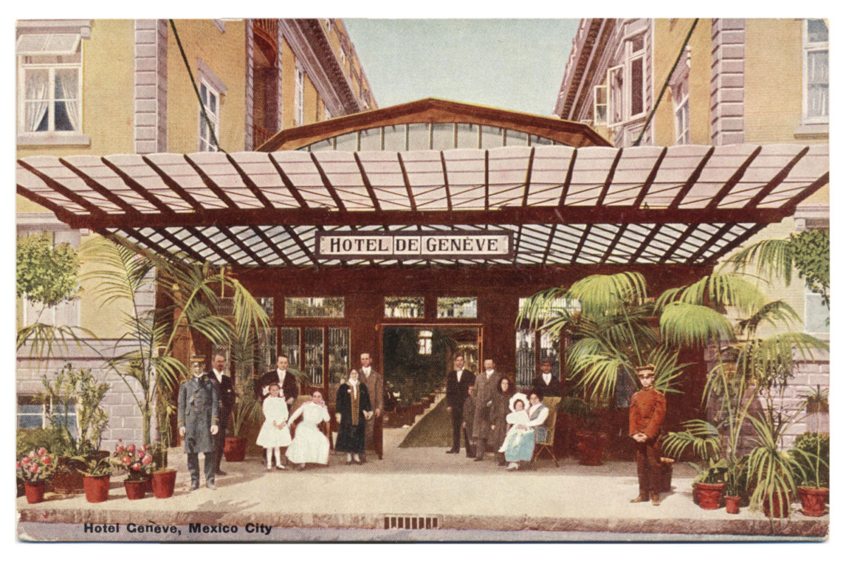 Foto antigua del Hotel Geneve 
