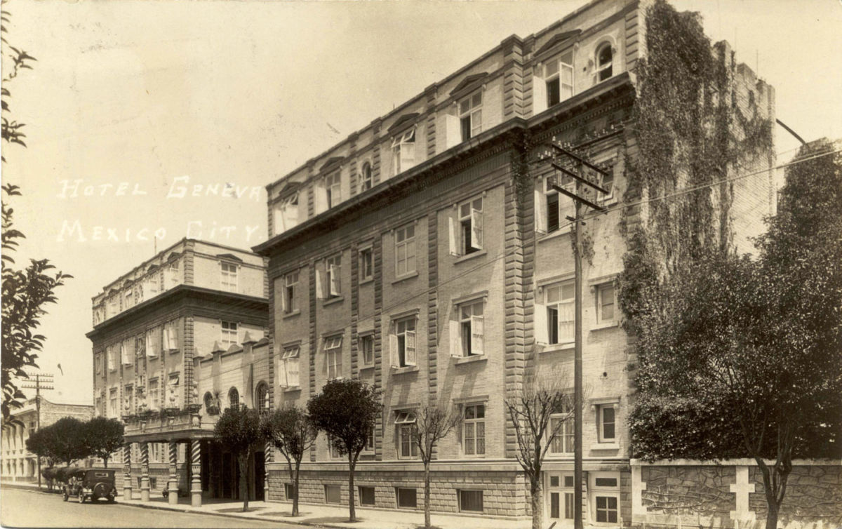 Foto antigua del Hotel Geneve