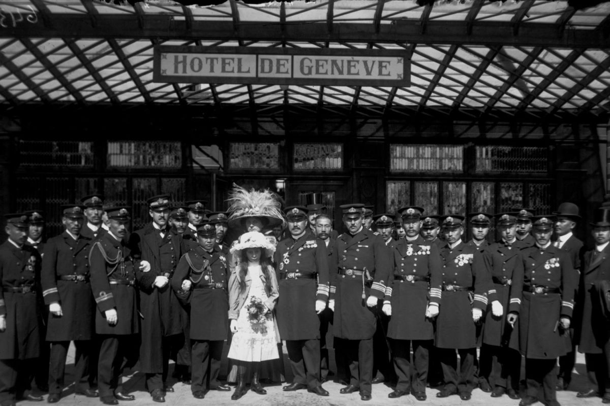 Foto antigua del Hotel Geneve