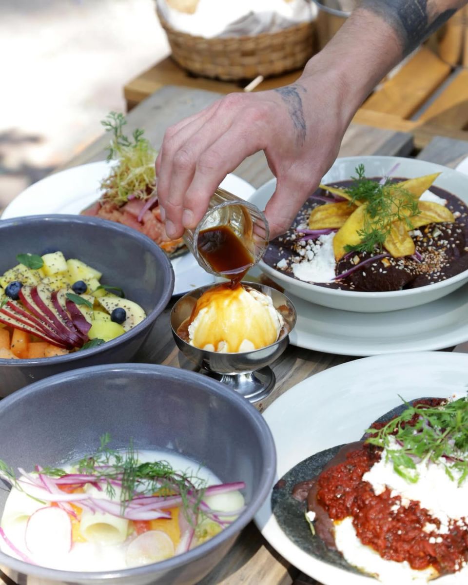 desayuno en la mano jardín de coyocán