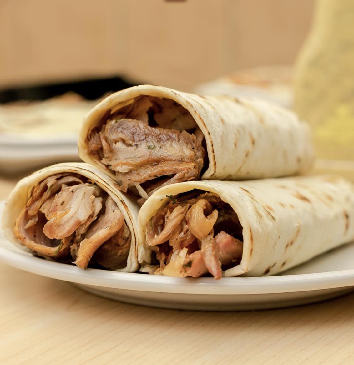 Taco árabe, originario de Puebla