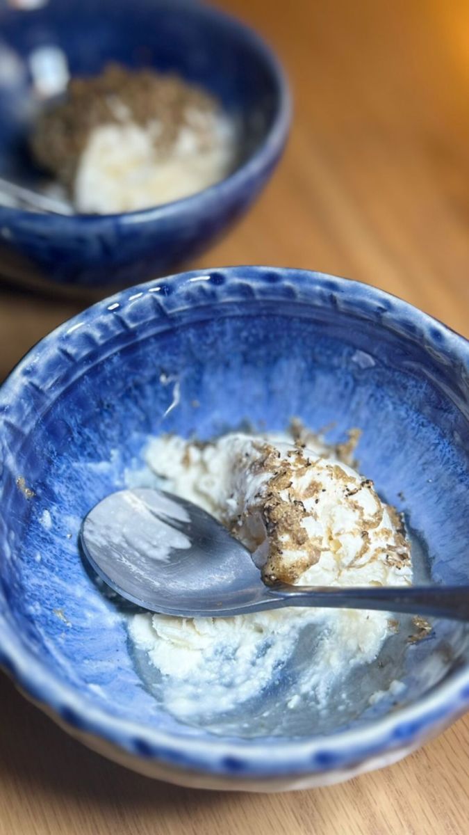 Helado de wagyu en Matsuba polanco. 