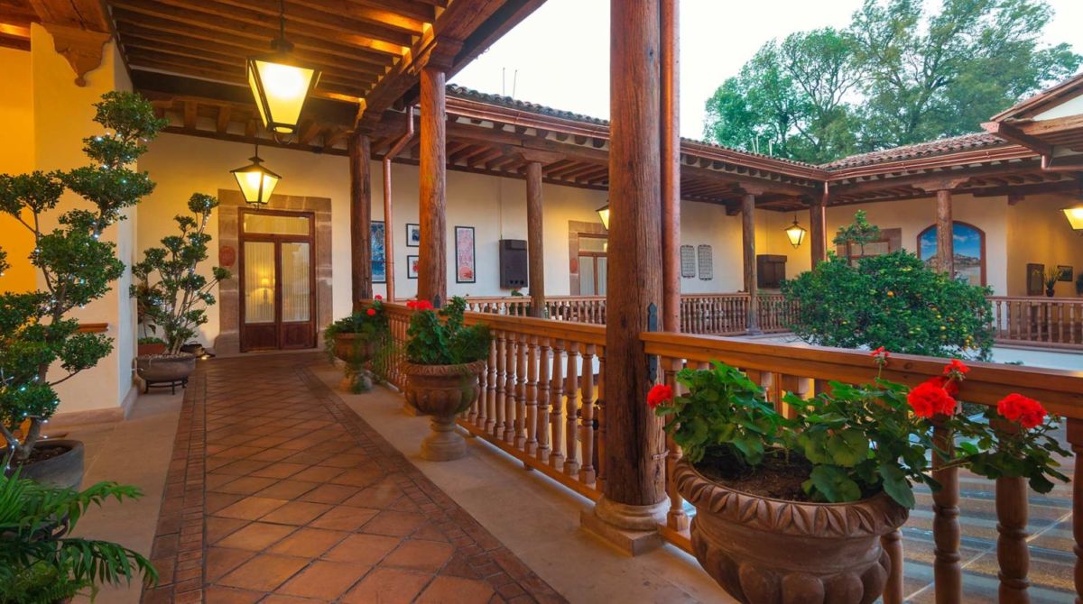 Casa del Naranjo es un hotel en Pátzcuaro, Michoacán 