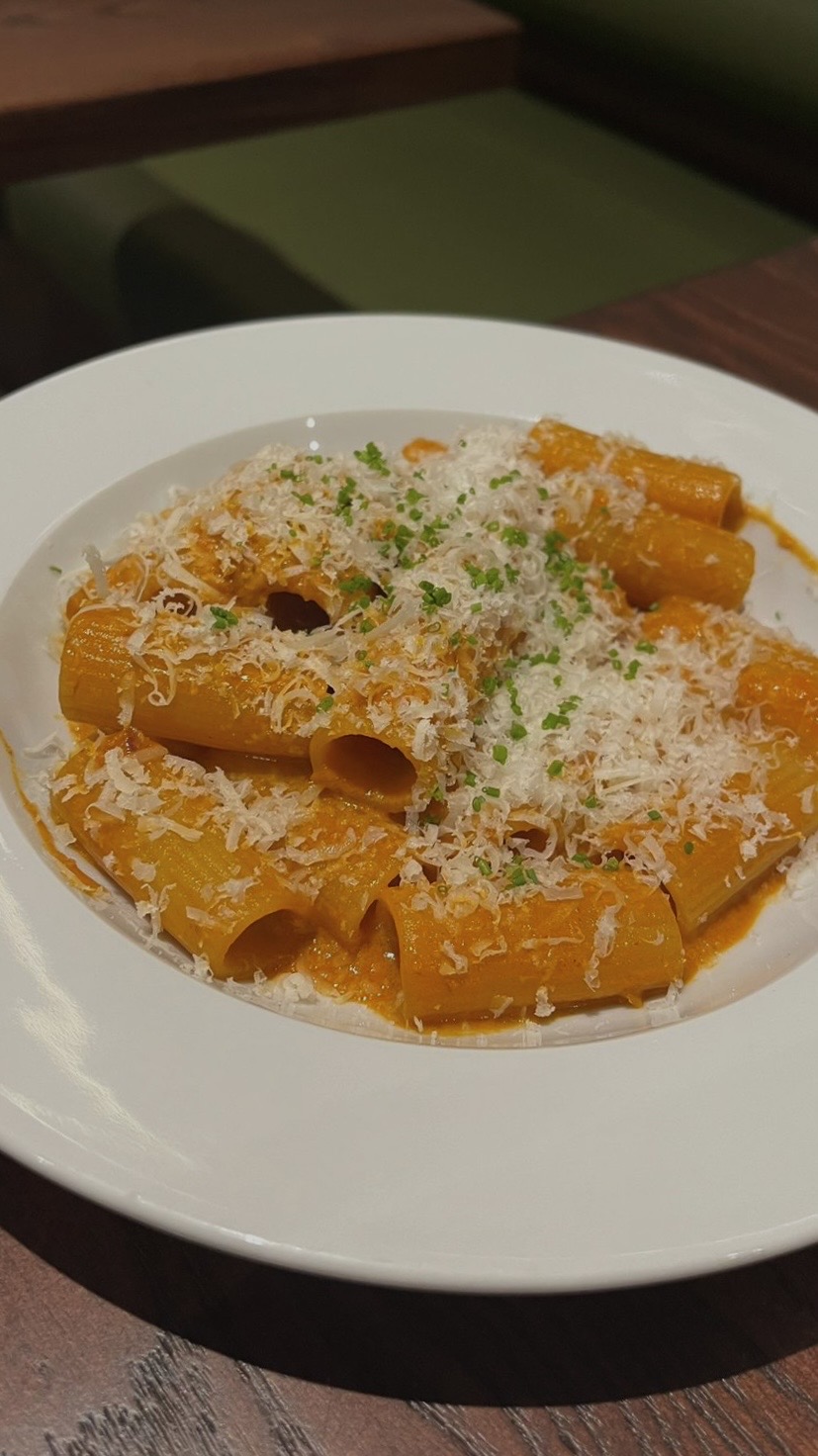 Rigatoni alla vodka de Viñetta