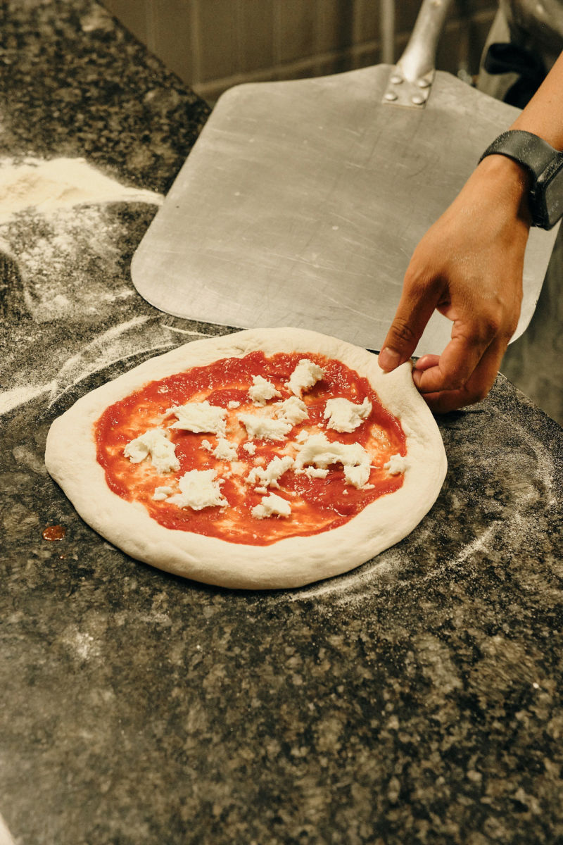 En Viñetta, la masa para pizza es fermentada por 72 horas