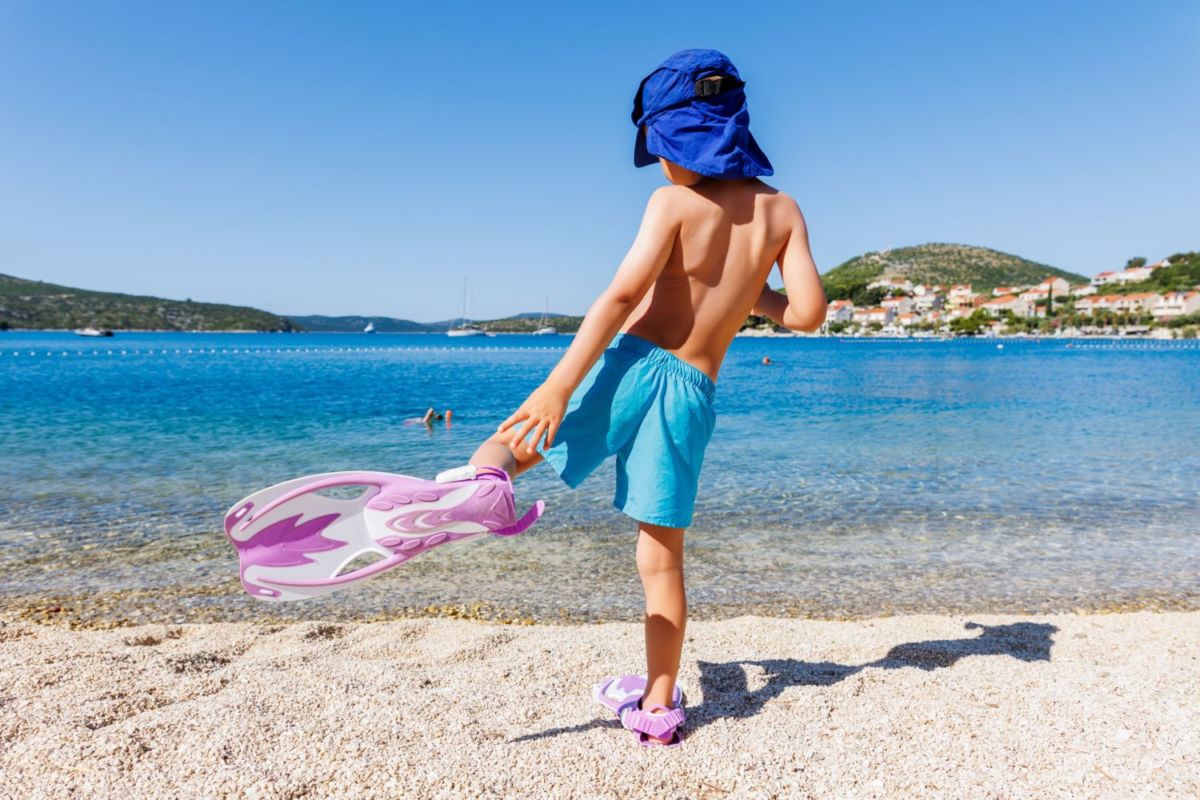 Esta playa tiene certificación 'Blue Flag' quiere decir que es limpia y segura 