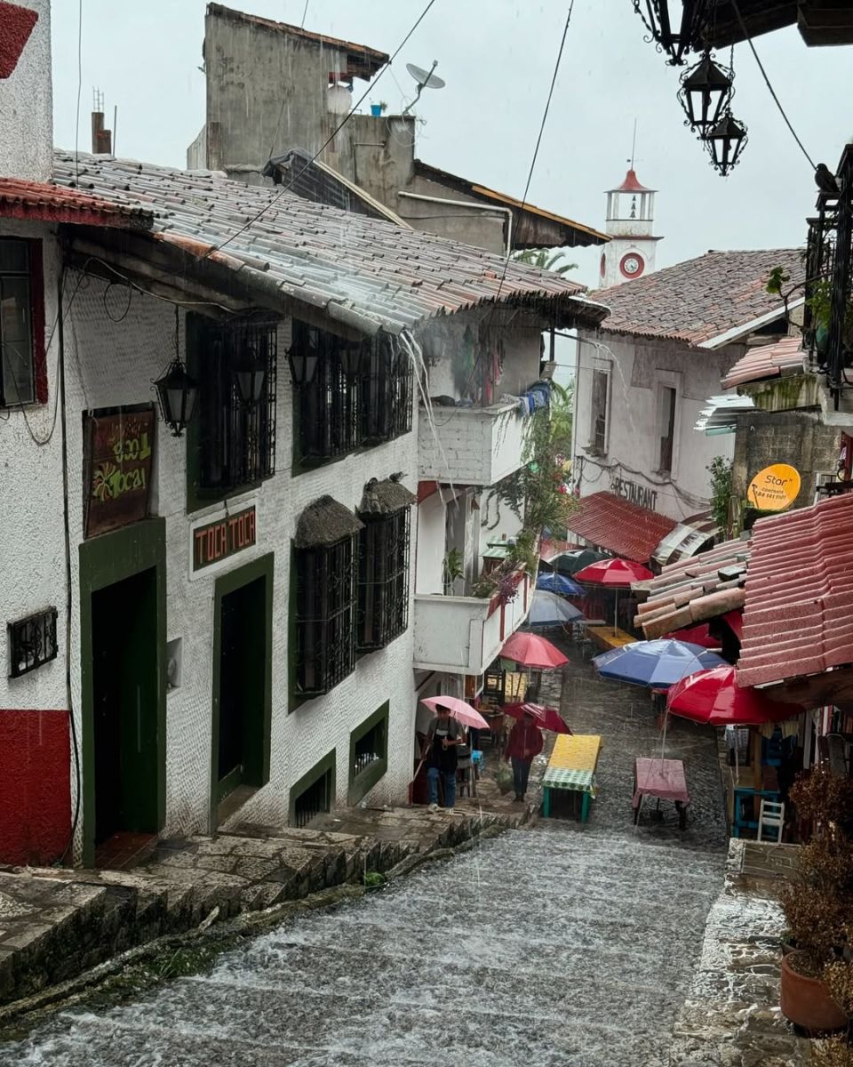 Cuetzalan en temporada de lluvias