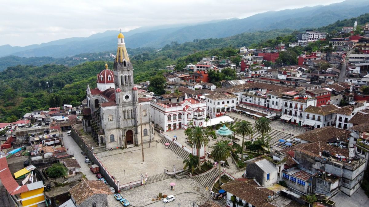 Vista panorámica del Pueblo Mágico de Cuetzalan